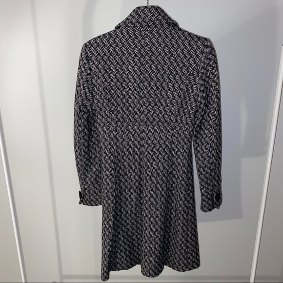 MEXX Tweed Wool Trench Coat - Picture 4 of 10